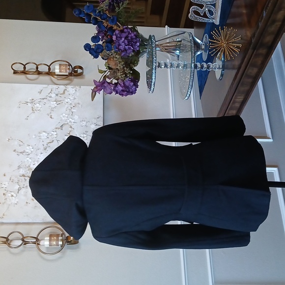 Apostrophe Women's Black Wool Blend Double Breasted Coat. Size S - Picture 12 of 17